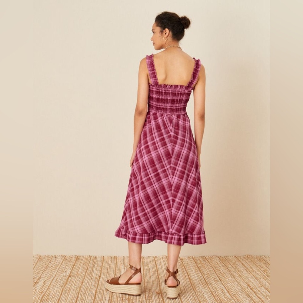 Monsoon Clement Check Sundress - Picture 2 of 11